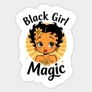 Black Girl Magic Sticker